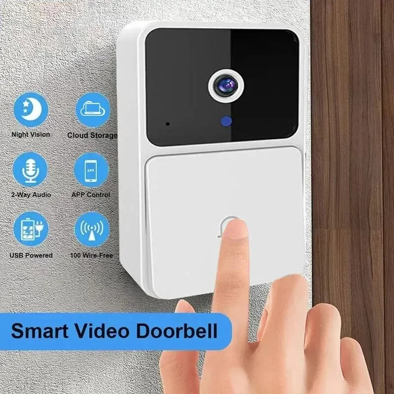 Smart Home Video Doorbell Enhanced Security With Smart Doorbell - WiFi Tuya App Video Doorbell Wireless