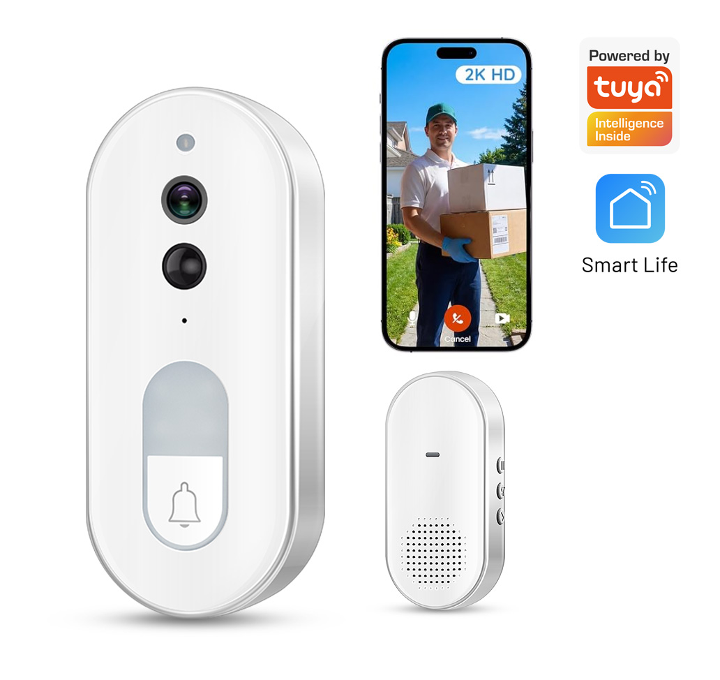 Smart Home Video Doorbell Enhanced Security With Smart Doorbell - Tuya Smart Video Doorbell Wireless 1080P