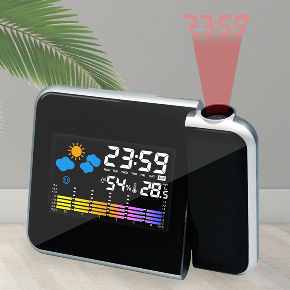 Smart Home Living Room - Smart Alarm Clock with Night Backlight