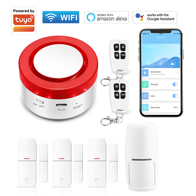 Smart Home Demo Kit - Tuya Smart WIFI Wireless Security Alarm