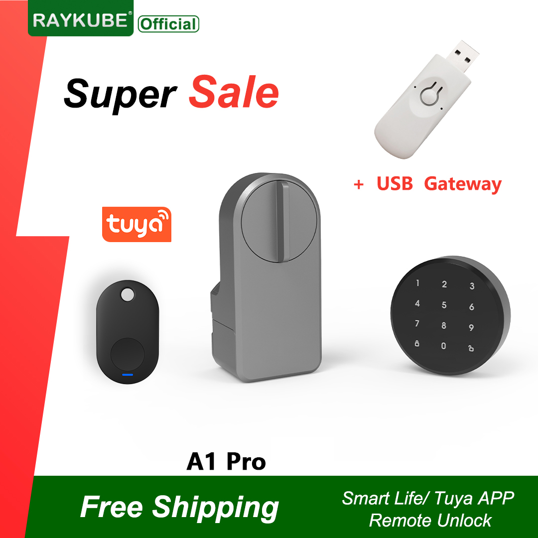 Smart Home Door Lock - RAYKUBE A1 Pro Tuya BEL Smart