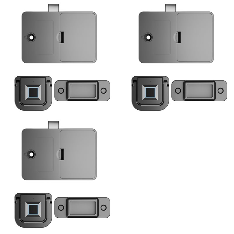 Smart Home Furniture - AA84 3X Smart Drawer Fingerprint Lock