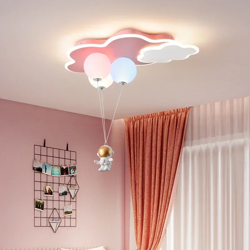Voice Control Light Bulb - Creative Balloon Chandelier for Children's Bedroom
