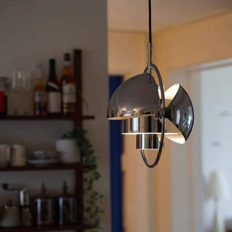 Voice Control Light Bulb - Danish Classic Rotating Helmet Chandelier Postmodern