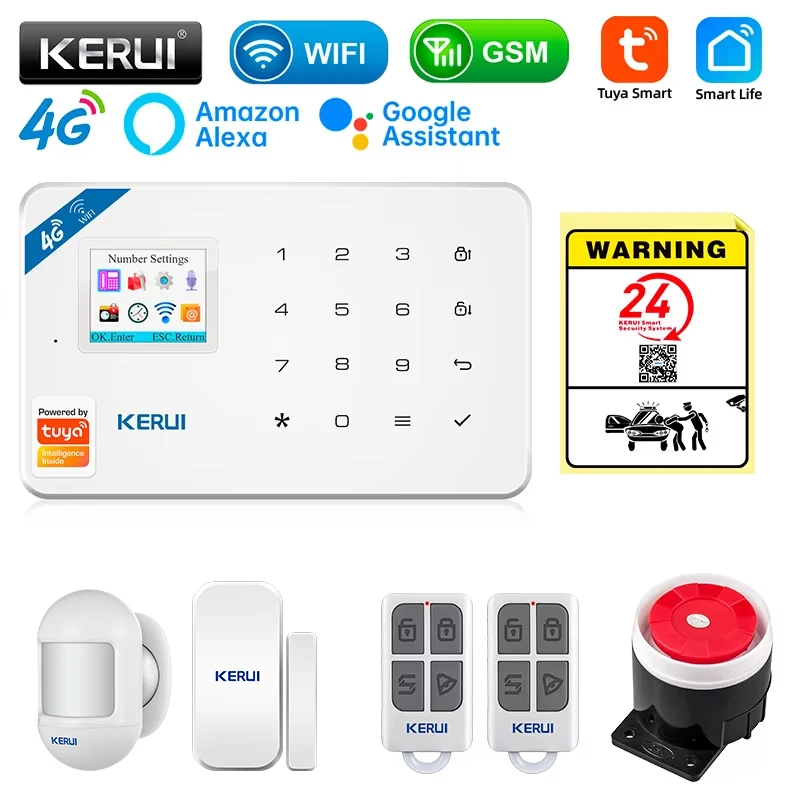 Smart Home Demo Kit - KERUI Security Alarm System Kit W184