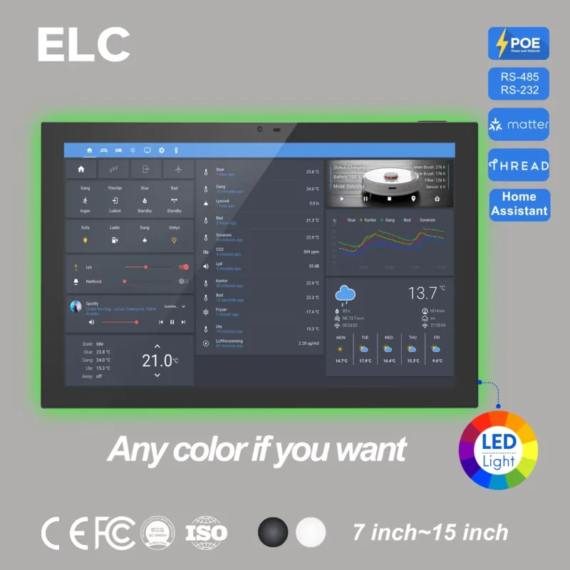 Smart Home Tablet - Home Assistant 10.1 Inch Android 14