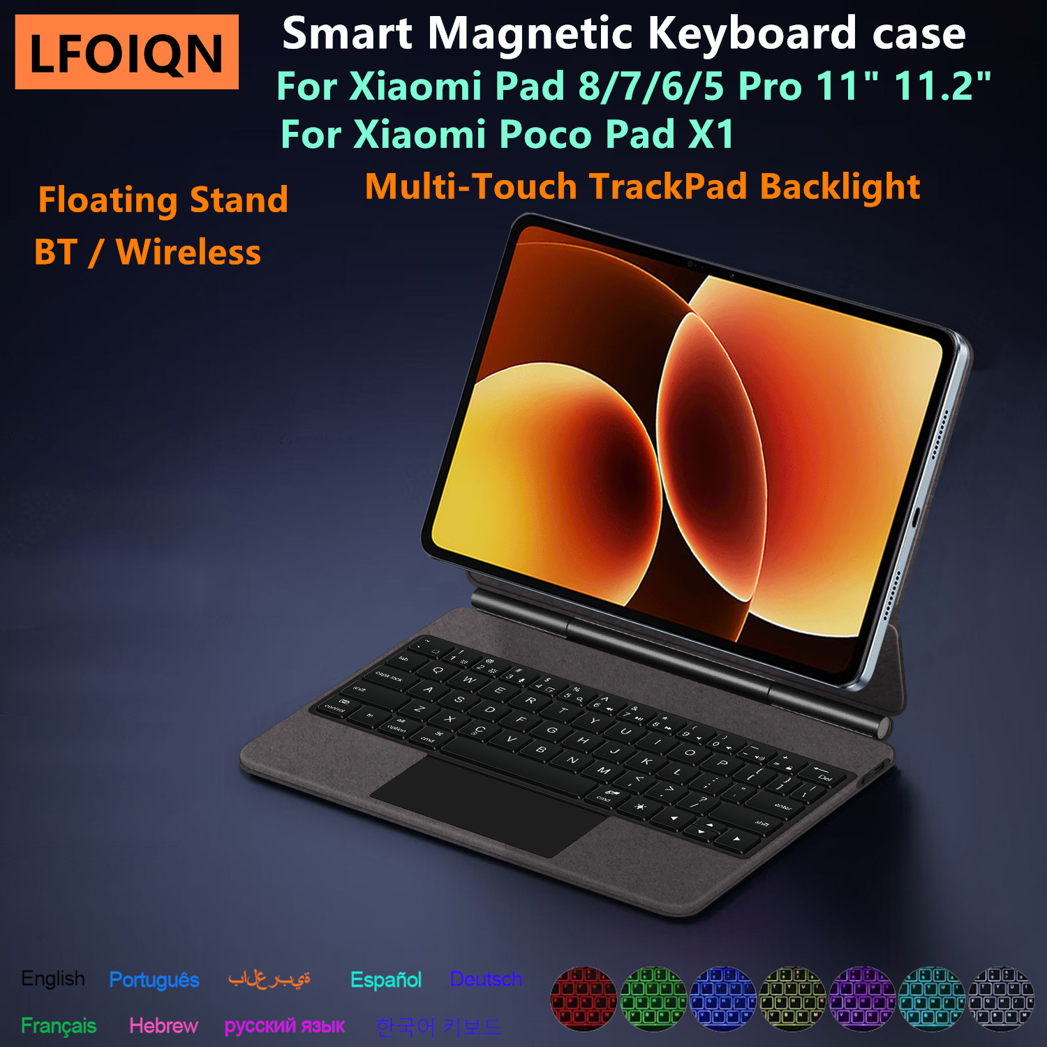 Smart Home Tablet - LFOIQN Magic Keyboard For Xiaomi Poco