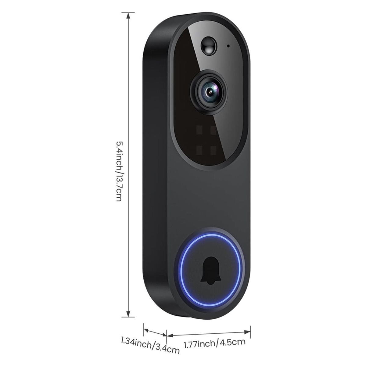 DTC5 Wireless Wi-Fi Video Door - Video Doorbell recension och pris