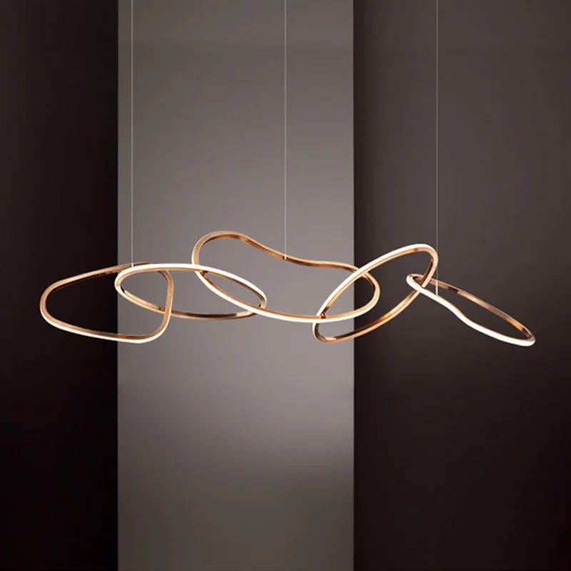 Modern LED Circle Pendant Ligh - Voice Control Light Bulb recension och pris