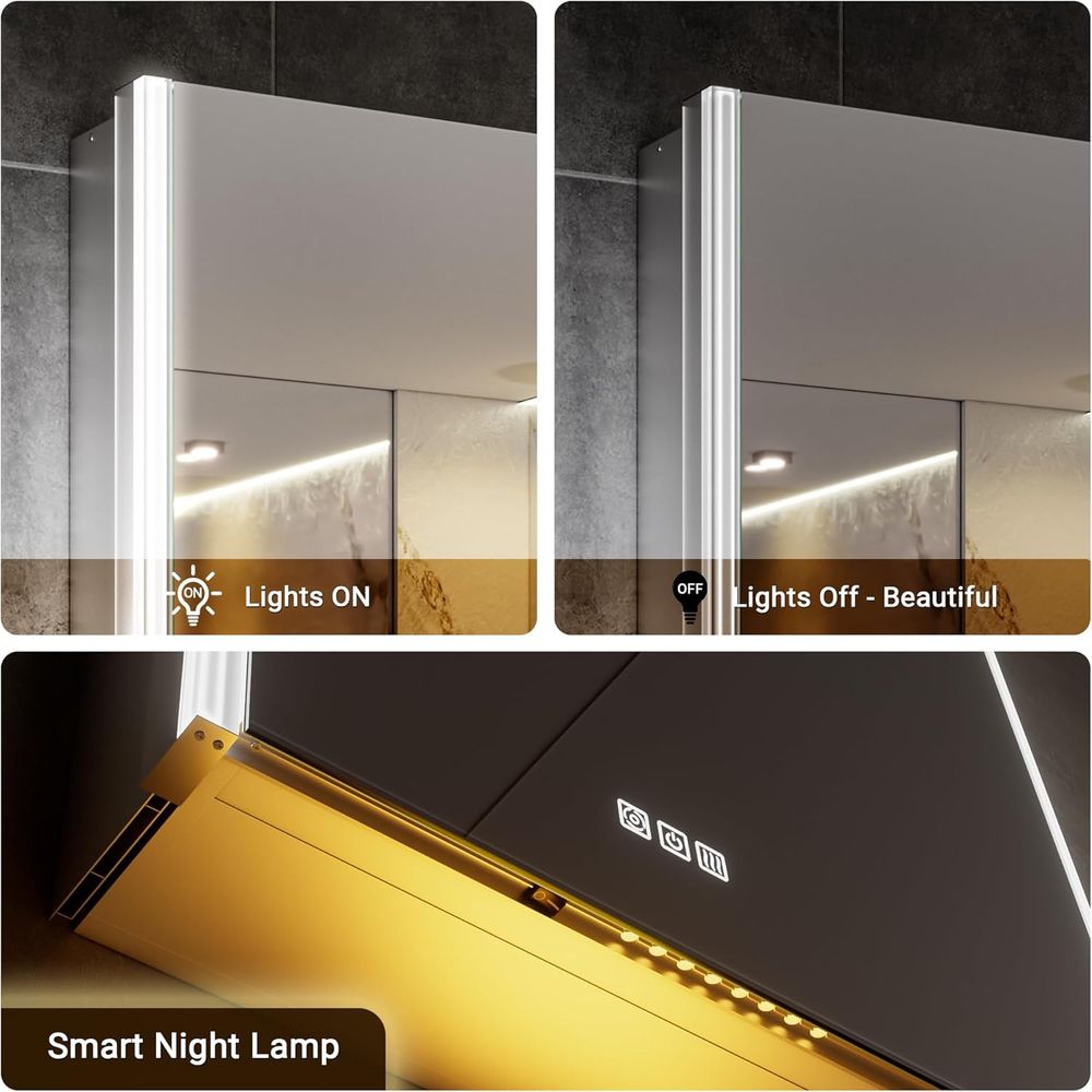 20x32 Lighted Medicine Cabinet - Smart Home Living Room recension och pris