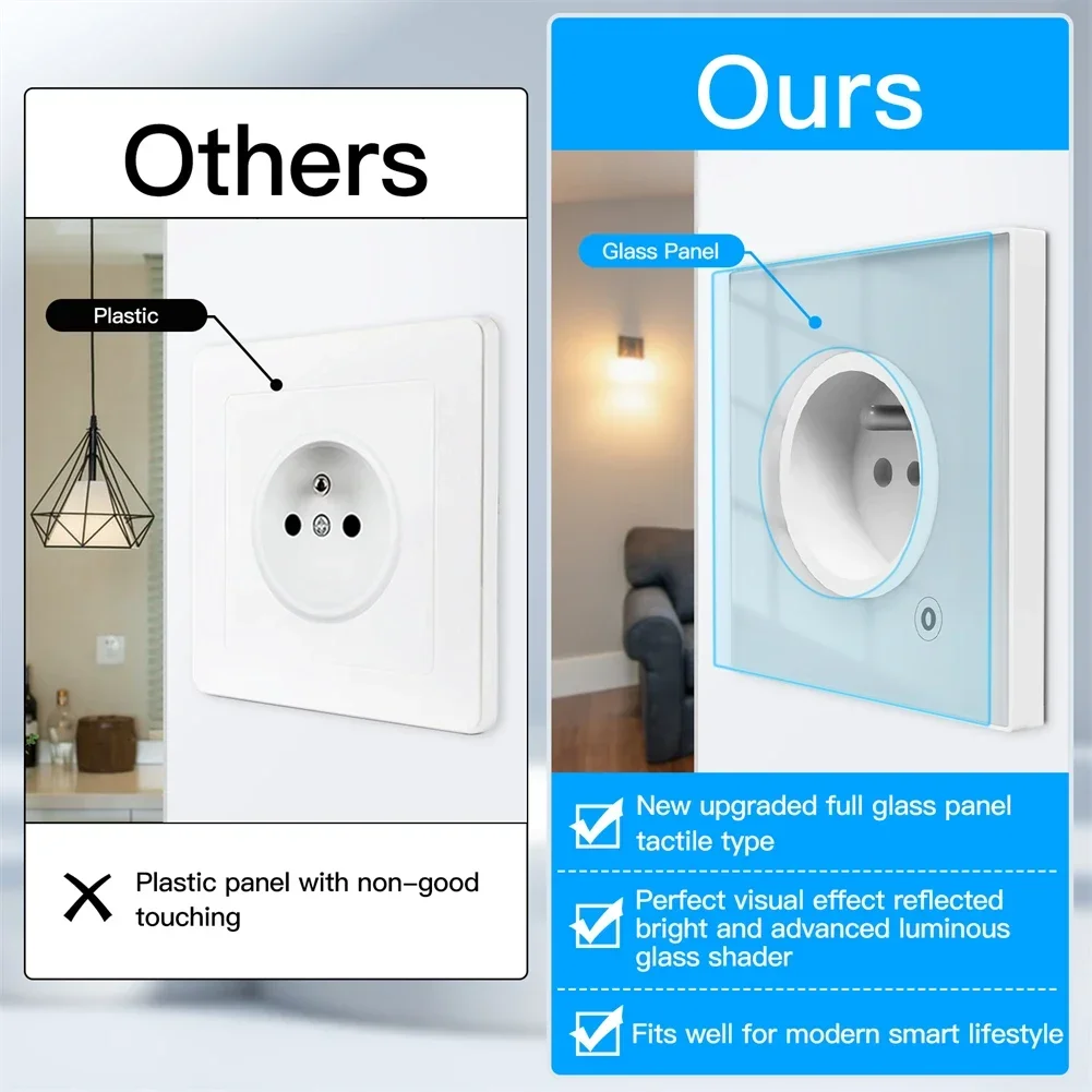 Moes ZigBee Wall Socket WIFI S - Smart Home Living Room recension och pris