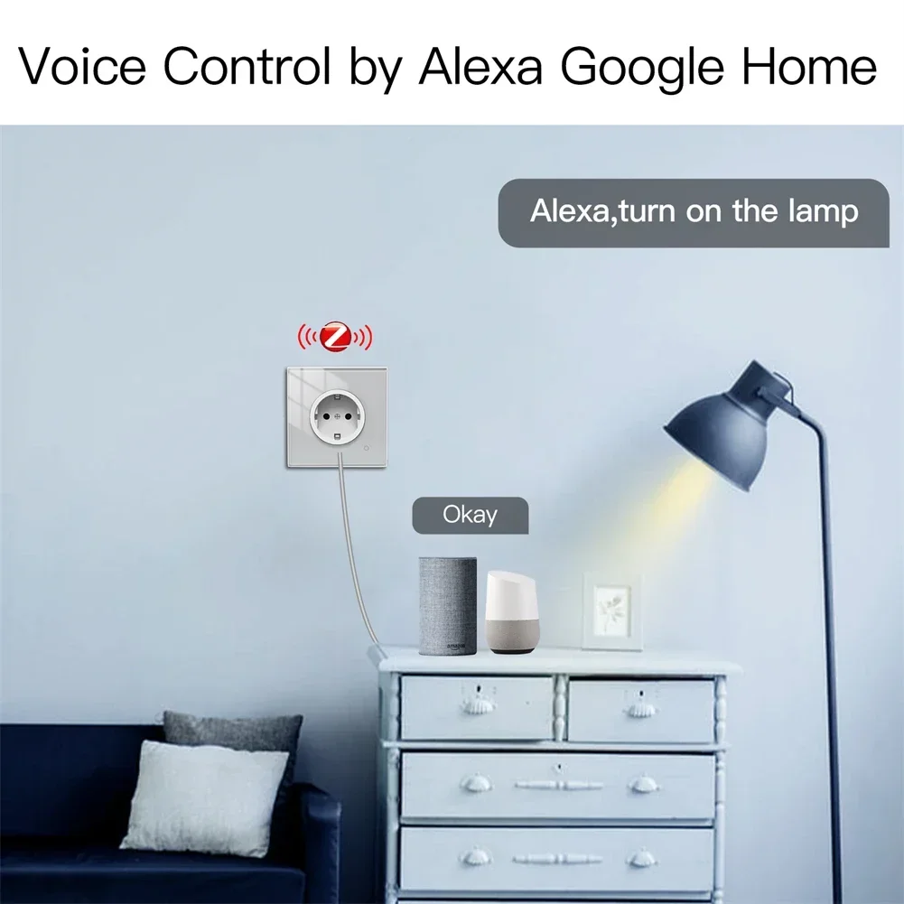 Moes ZigBee Wall Socket WIFI S - Smart Home Living Room recension och pris