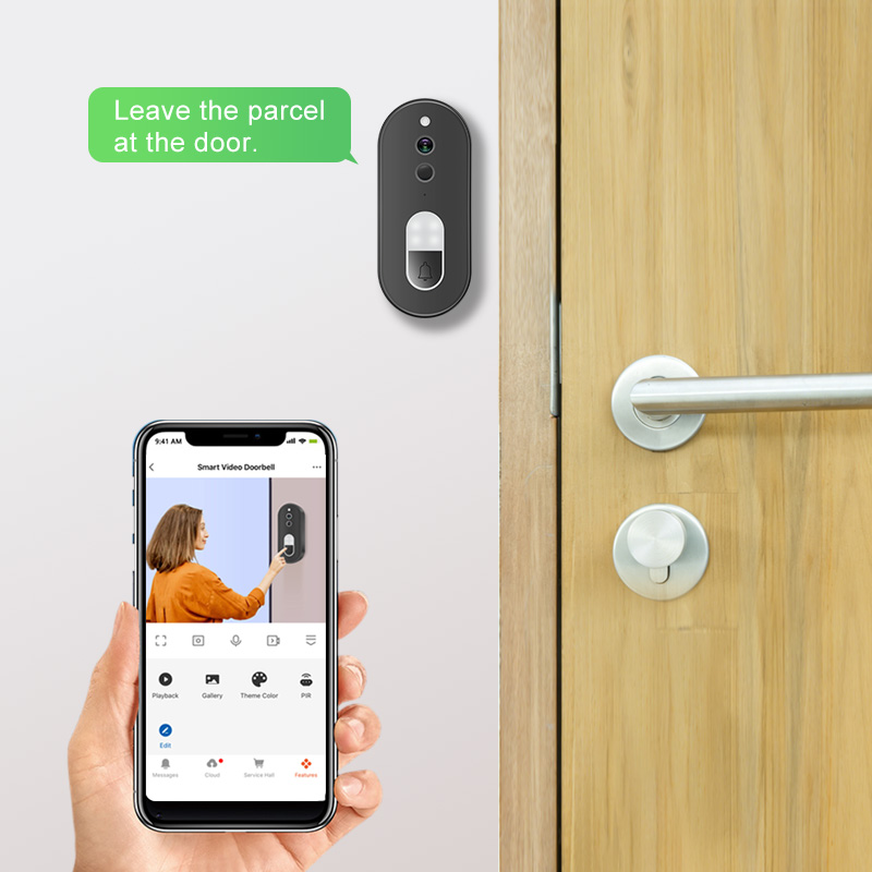 Tuya 1080P HD Wireless WiFi Vi - Smart Home Video Doorbell Enhanced Security With Smart Doorbell recension och pris