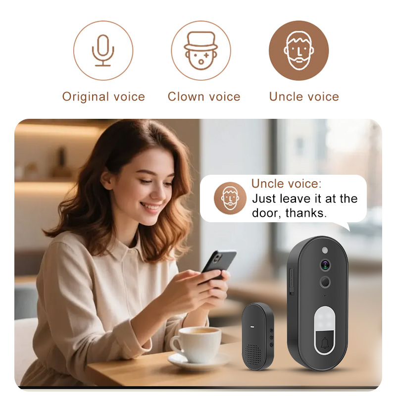 Tuya 1080P HD Wireless WiFi Vi - Smart Home Video Doorbell Enhanced Security With Smart Doorbell recension och pris