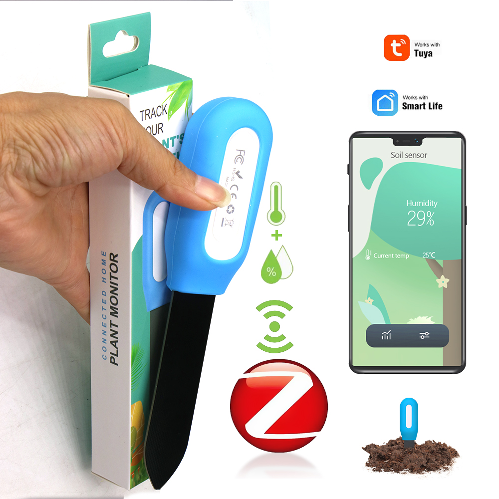 Smart Zigbee Soil Sensor for H - Smart Home Device recension och pris