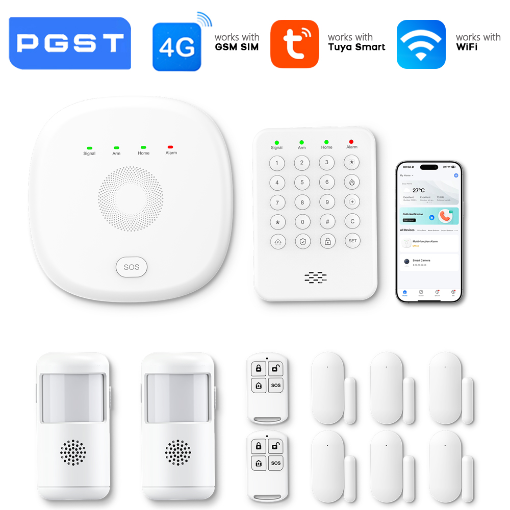 PGST Wireless WiFi Alarm Syste - Smart Home Demo Kit recension och pris