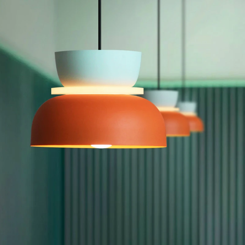 Modern Macaron Led Pendant Lam - Voice Control Light Bulb recension och pris