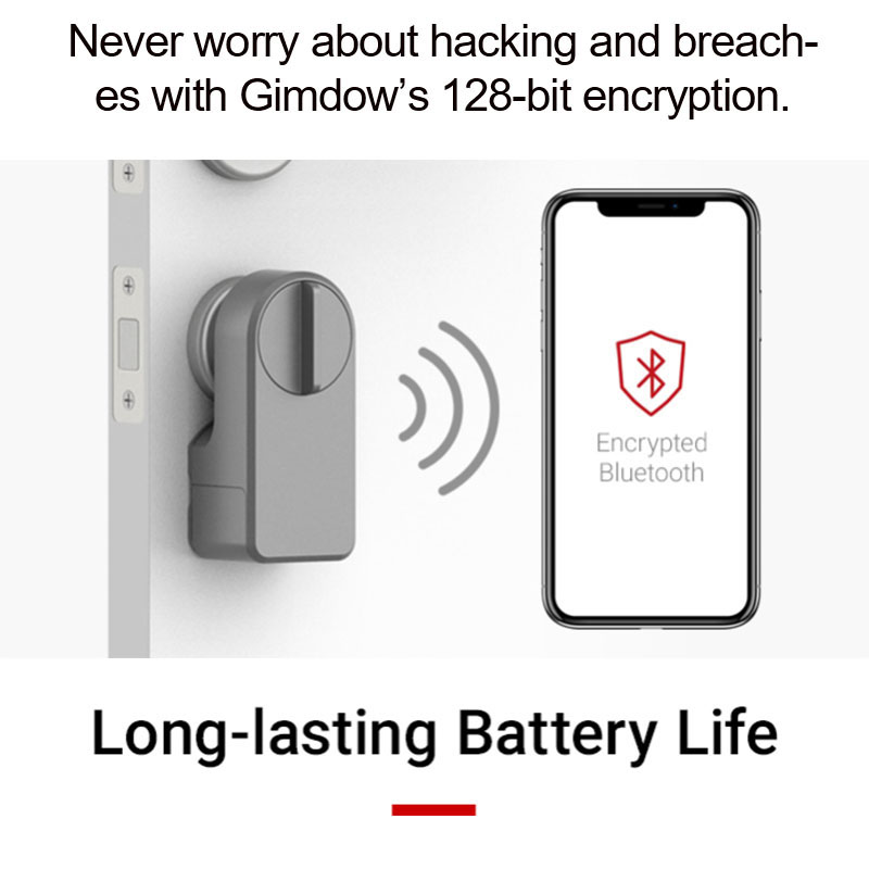 GIMDOW Bluetooth-compatible Ga - Smart Home Door Lock recension och pris