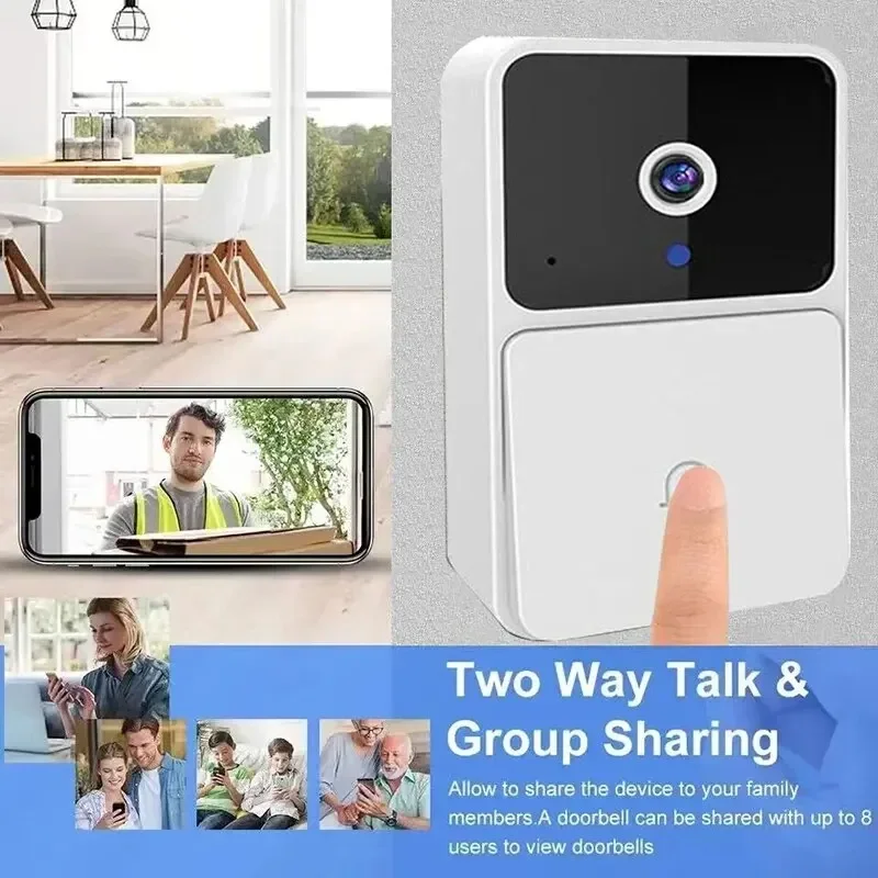 WiFi Tuya App Video Doorbell W - Smart Home Video Doorbell Enhanced Security With Smart Doorbell recension och pris