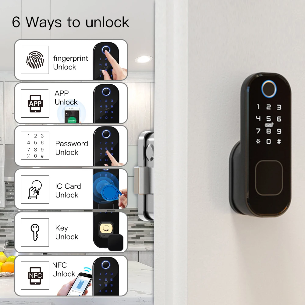 MOES WiFi Tuya Smart Lock Door - Smart Home Door Lock recension och pris