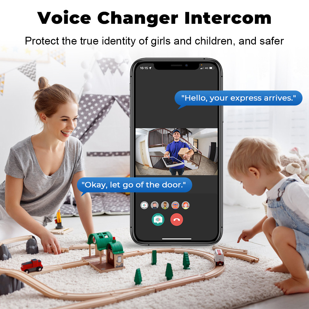 Tuya WiFi Video Doorbell Wirel - Smart Home Video Doorbell Enhanced Security With Smart Doorbell recension och pris