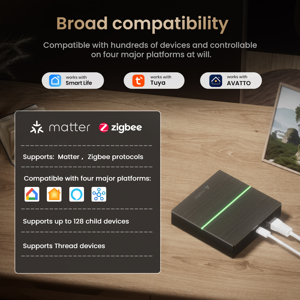 AVATTO Matter Smart Wired Gate - Smart Home Bridge recension och pris