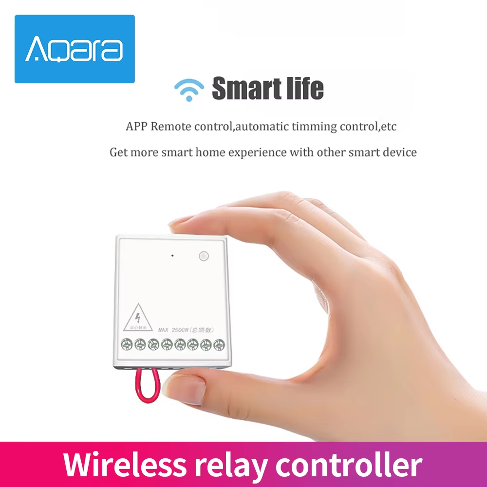 Aqara 2 Channels Wireless Rela - Smart Home Xiaomi App recension och pris