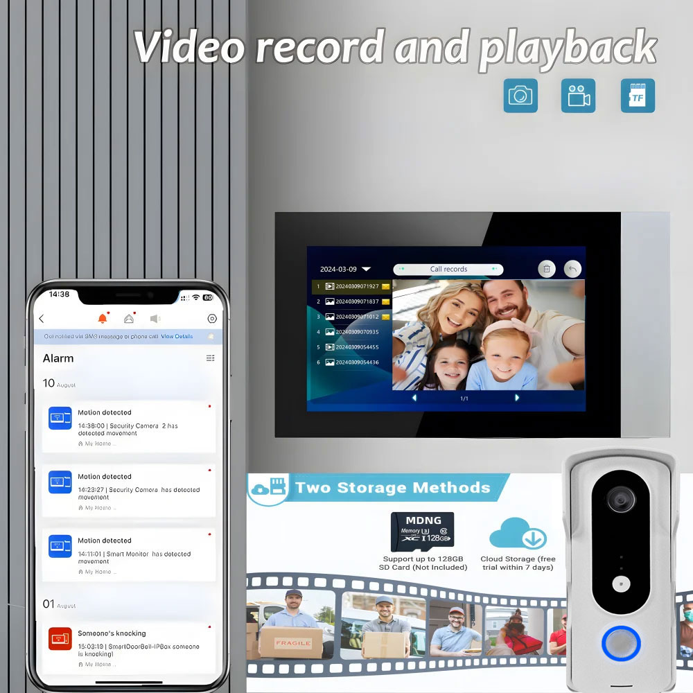 2 Wire Smart Home Tuya Wifi 10 - Smart Home Video Doorbell Enhanced Security With Smart Doorbell recension och pris