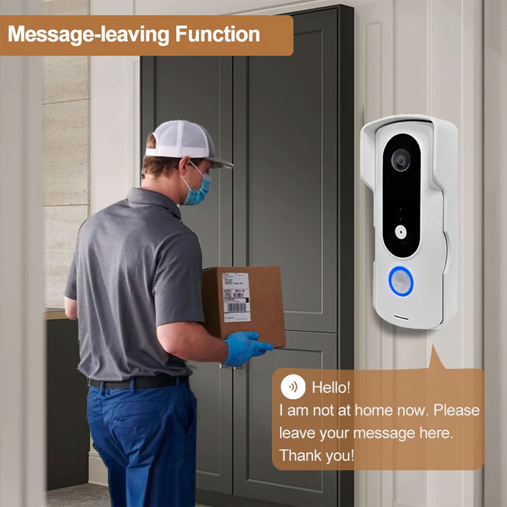2 Wire Smart Home Tuya Wifi 10 - Smart Home Video Doorbell Enhanced Security With Smart Doorbell recension och pris