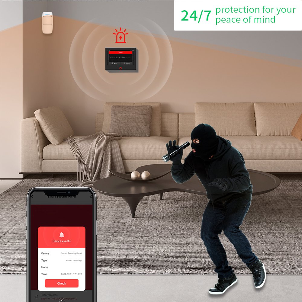 7 inch 4G & WiFi Home Alarm Ho - Smart Home Demo Kit recension och pris