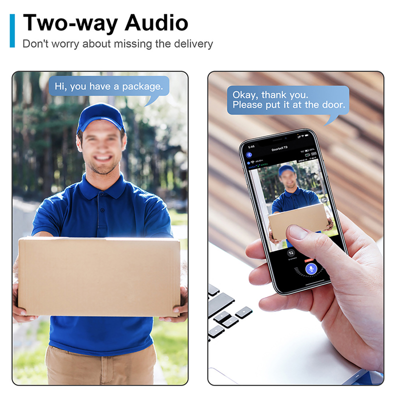 WiFi Smart Video Doorbell Came - Smart Home Video Doorbell Enhanced Security With Smart Doorbell recension och pris