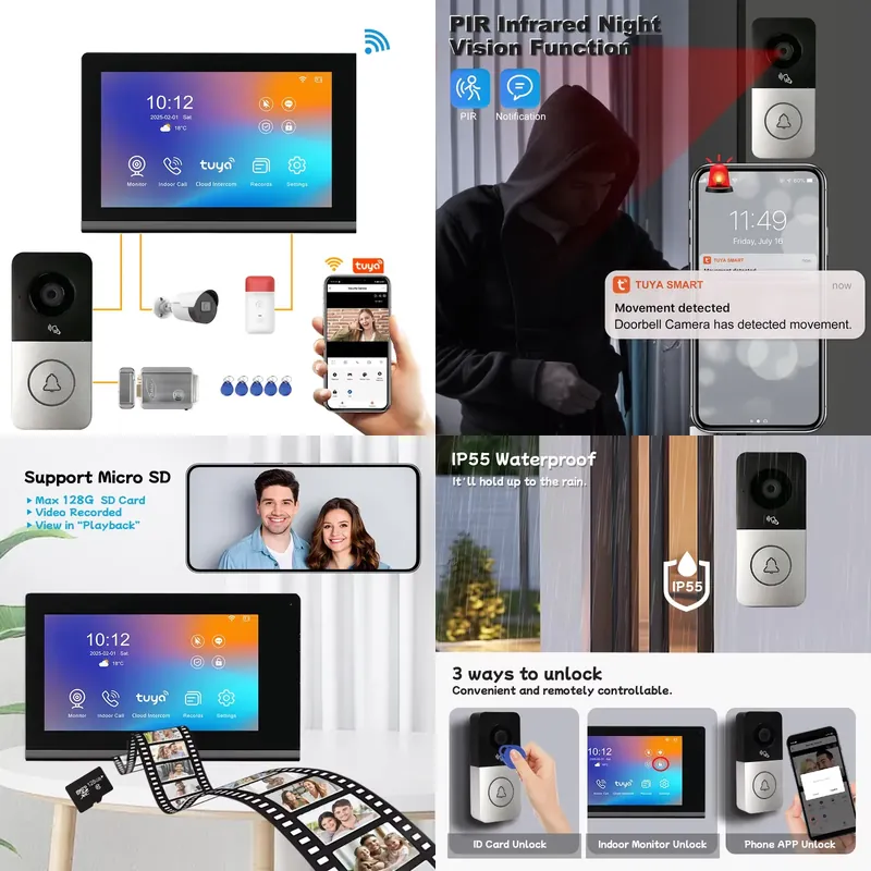 【CHIMU HOME】 2026 New IP Video - Video Doorbell recension och pris