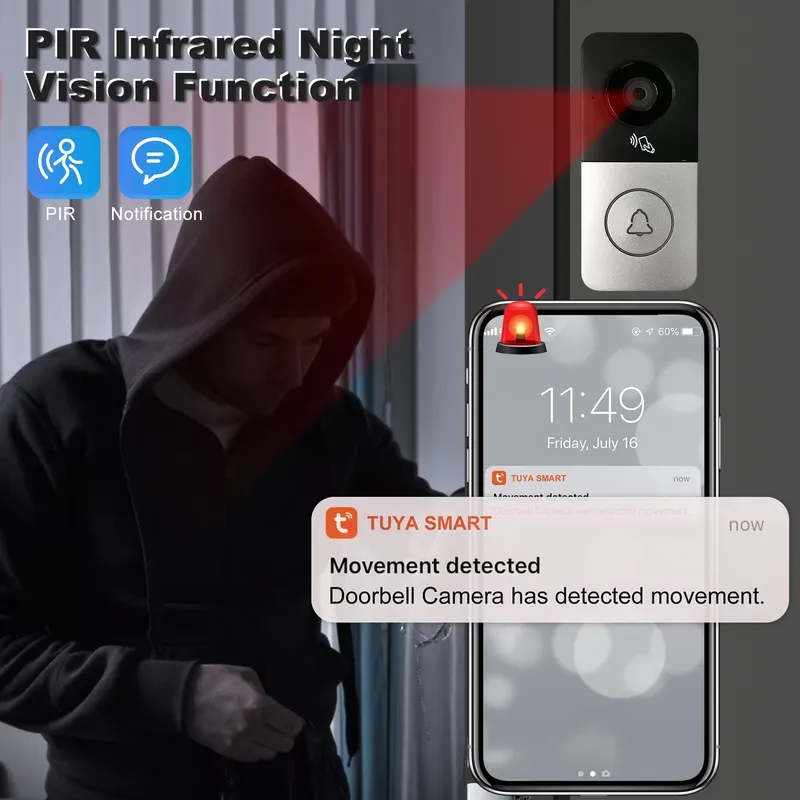【CHIMU HOME】 2026 New IP Video - Video Doorbell recension och pris