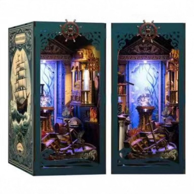3D Wooden DIY Bookend Puzzle H - Smart Home Furniture recension och pris
