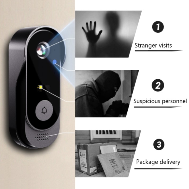 Tuya WIFI Camera Doorbell HD V - Smart Home Video Doorbell Enhanced Security With Smart Doorbell recension och pris