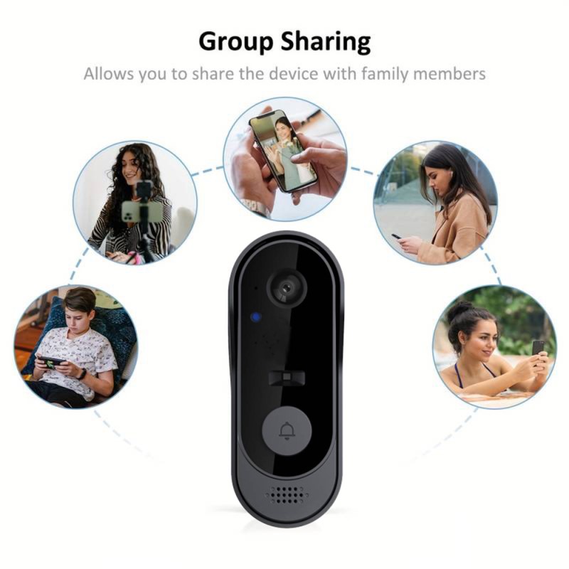 Tuya WIFI Camera Doorbell HD V - Smart Home Video Doorbell Enhanced Security With Smart Doorbell recension och pris
