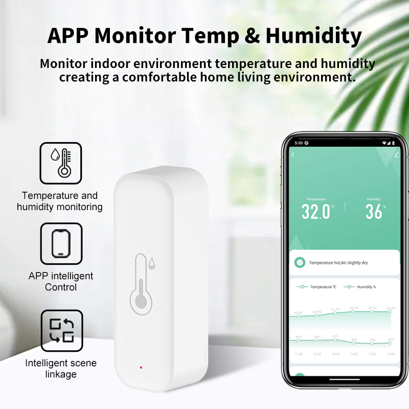 1~4pcs Tuya WiFi Temperature H - Smart Home Tablet recension och pris