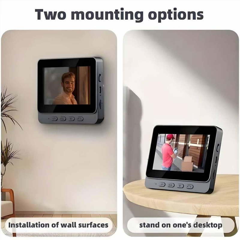 Smart WiFi 2.4G Wireless Doorb - Smart Home Video Doorbell Enhanced Security With Smart Doorbell recension och pris