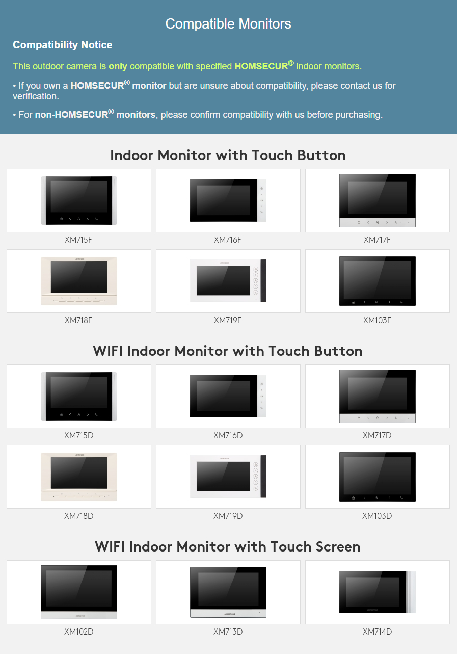 (Not Standalone) HOMSECUR MAL- - Video Doorbell recension och pris