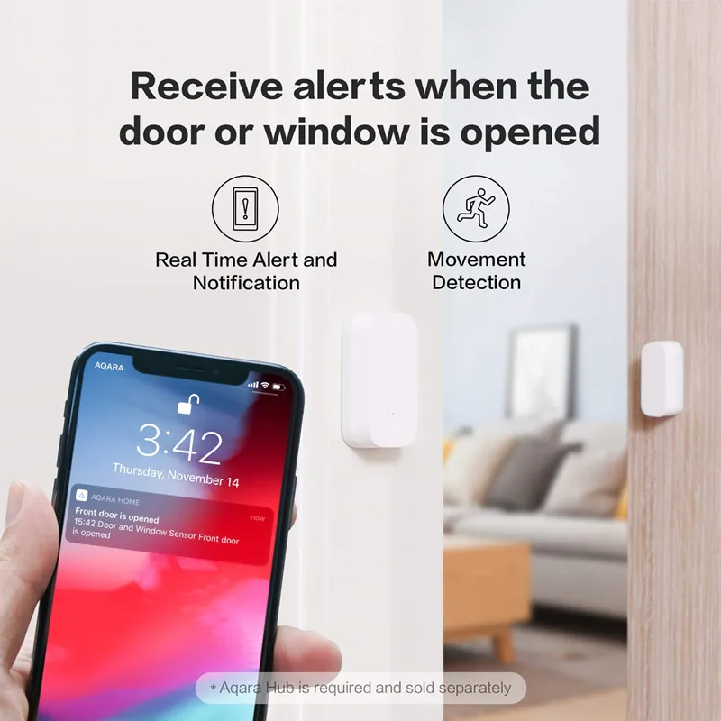 Aqara Door Window Sensor Zigbe - Smart Home Xiaomi App recension och pris