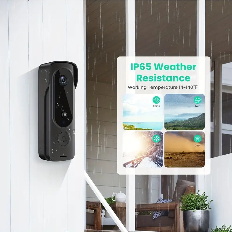 Outdoor Wireless Doorbell Sola - Smart Home Video Doorbell Enhanced Security With Smart Doorbell recension och pris