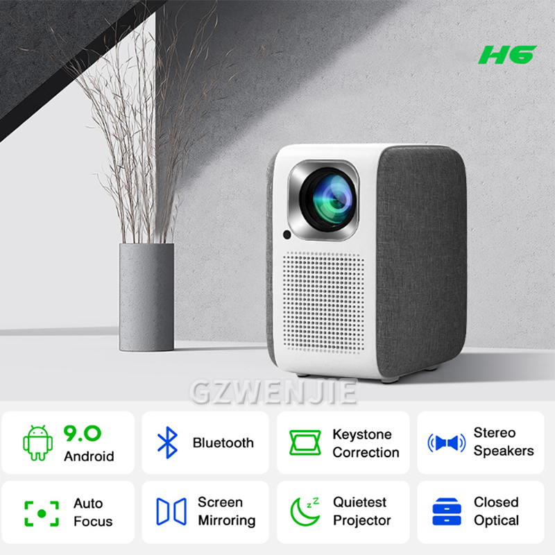H6 Mini Projector LED 1080P Fu - Smart Home Theater recension och pris