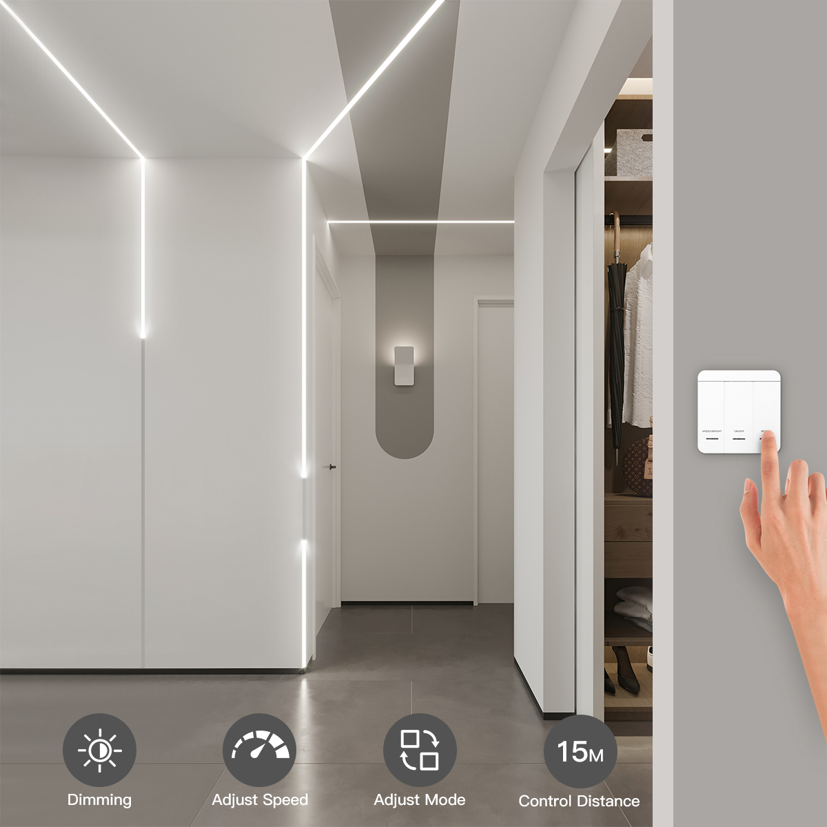 Smart Addressable1-4pcs LED St - Smart Home Furniture recension och pris