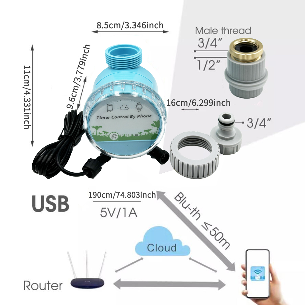 WiFi Wireless Garden Water Tim - Smart Home Demo Kit recension och pris