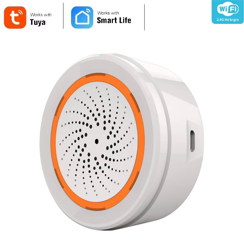 Smart Siren Alarm Tuya Zigbee  - Smart Home Theater recension och pris