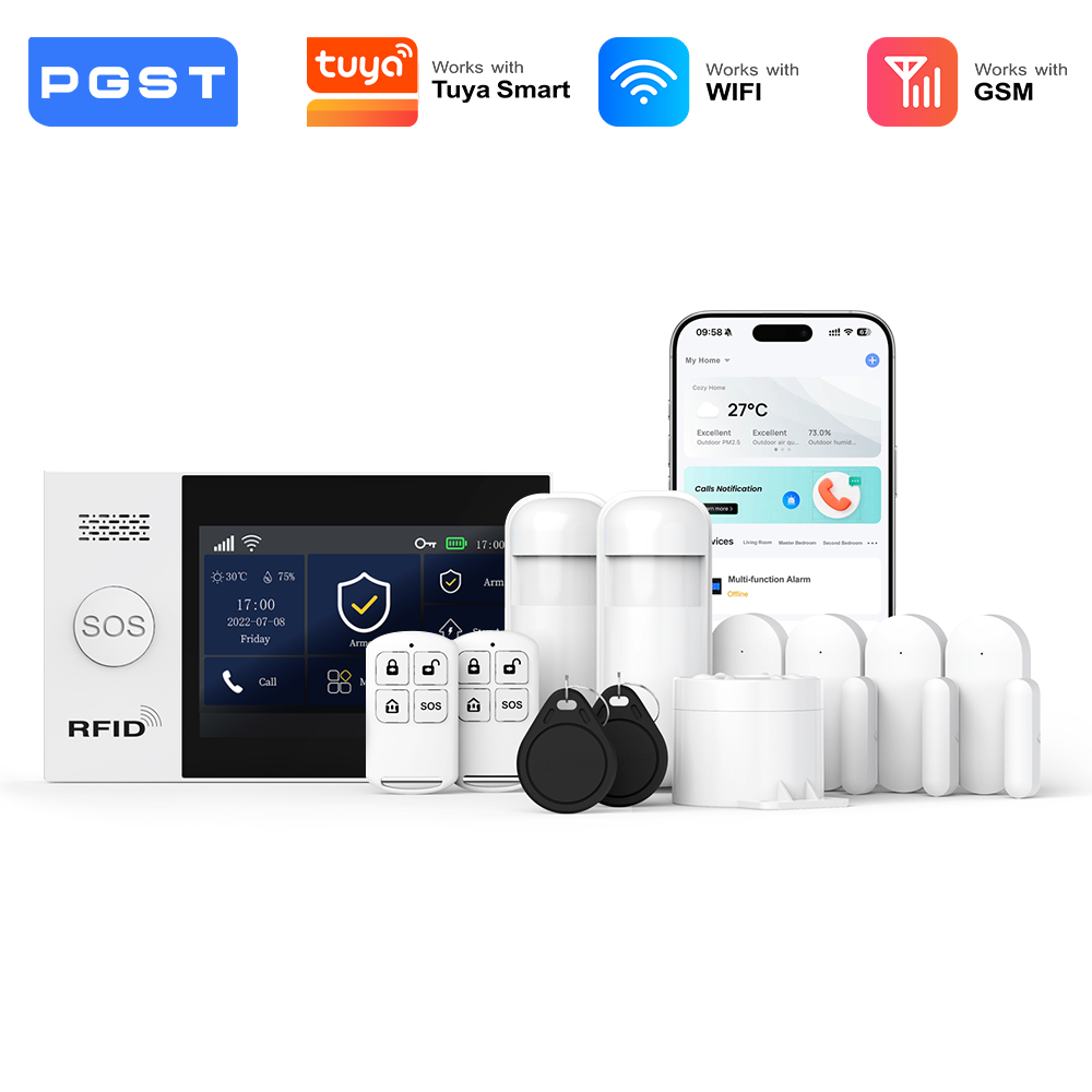 PGST 2G GSM WiFi Alarm System  - Smart Home Demo Kit recension och pris