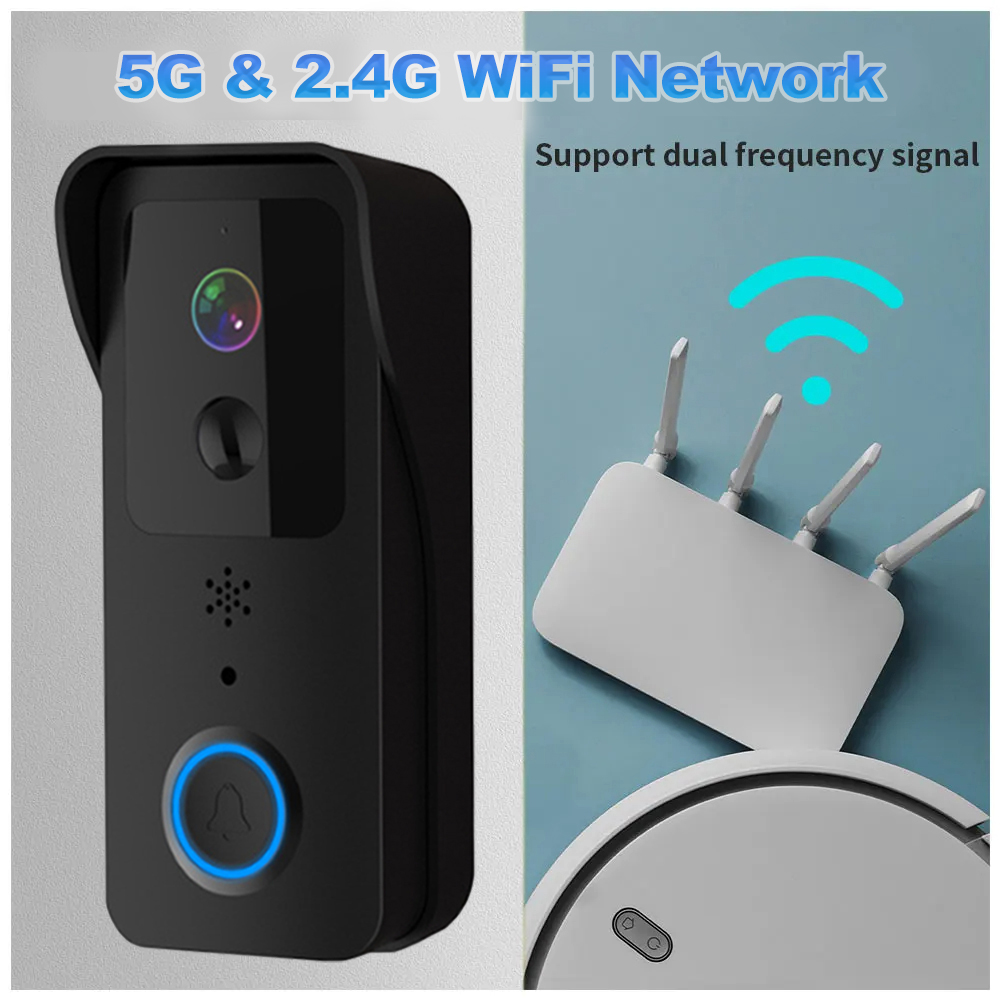 1080P HD WiFi Doorbell Camera  - Smart Home Video Doorbell Enhanced Security With Smart Doorbell recension och pris
