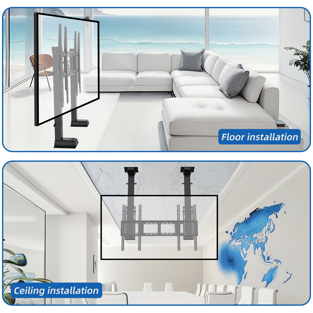 Electric Height Adjustable 65- - Smart Home Theater recension och pris
