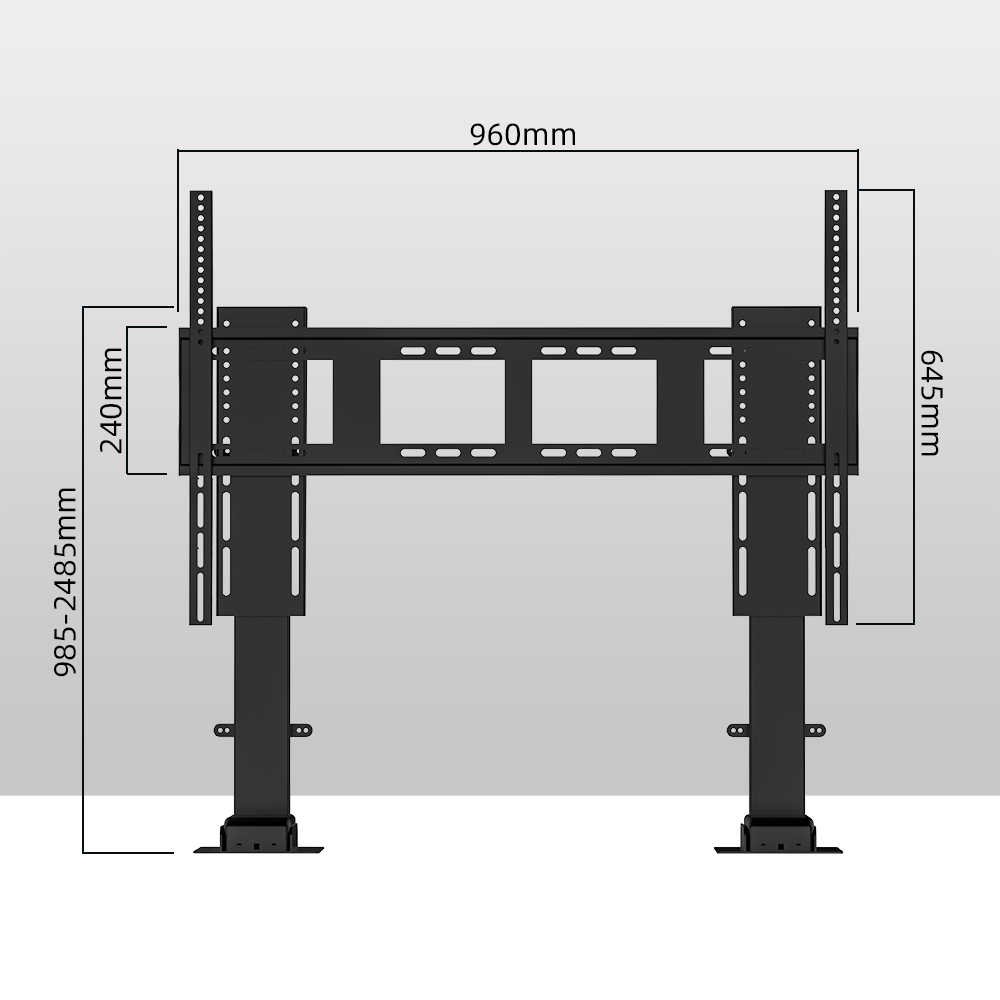 Electric Height Adjustable 65- - Smart Home Theater recension och pris