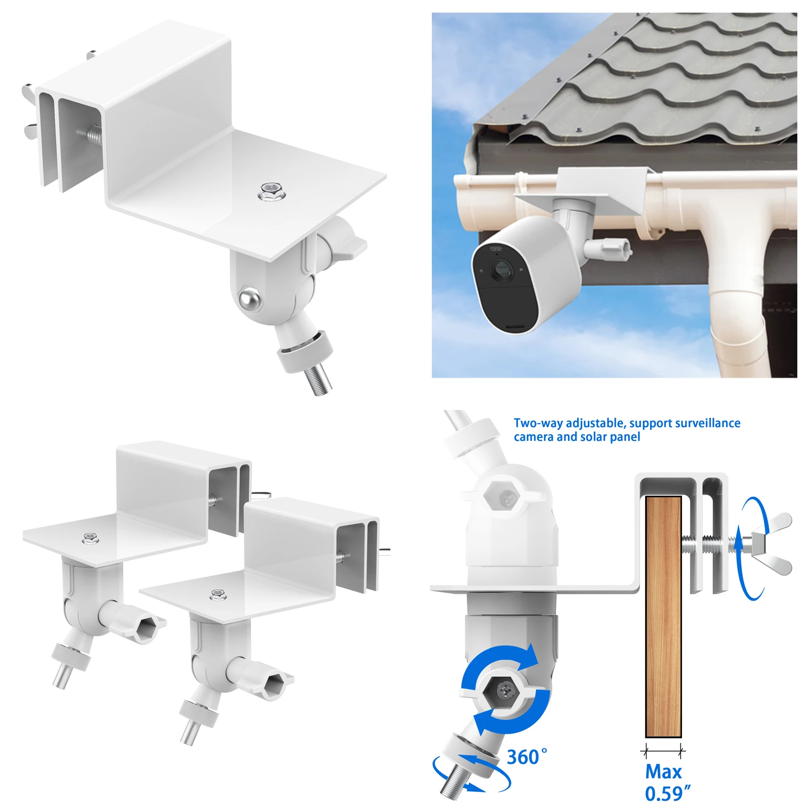 Weatherproof Gutter Mount for  - Video Doorbell recension och pris